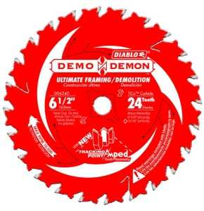 Main 1 - Saw Blade Circular 6-1/2" 24T Demon Framing/Demolition Diablo D0624DA - San Antonio Retail