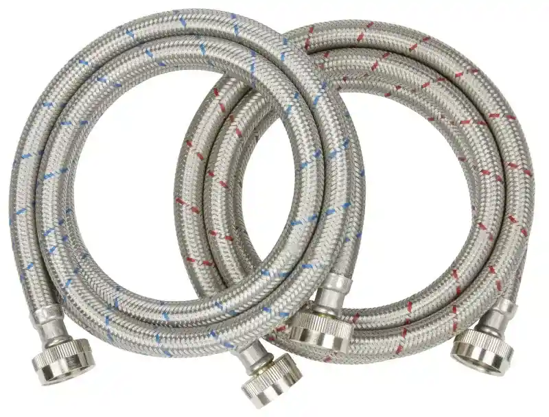 Main 1 - Washing Machine Hose 72" Stainless Steel Blue/Red PP22816-2 - San Antonio Retail