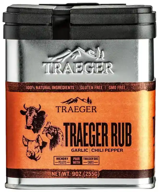 Main 1 - Bbq*D*Traeger Rub Chili Pepper Garlic Flavor 9 oz Tin SPC174  - San Antonio Retail