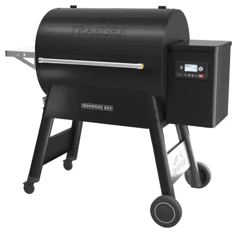 Main 1 - Bbq*D*Traeger Pellet Grill Ironwood Series 885 Btu Black 38000 TFB89BLF - San Antonio Retail