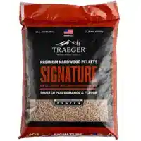 Main 1 - Bbq*D*Traeger Wood Pellet Signature Cherry, Hickory, Maple Hardwood, 20 lb Bag PEL331 - San Antonio Retail