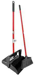 Main 1 - Broom Lobby 10" Face 36" Handle w/ Dust Pan Libman 919 - San Antonio Retail