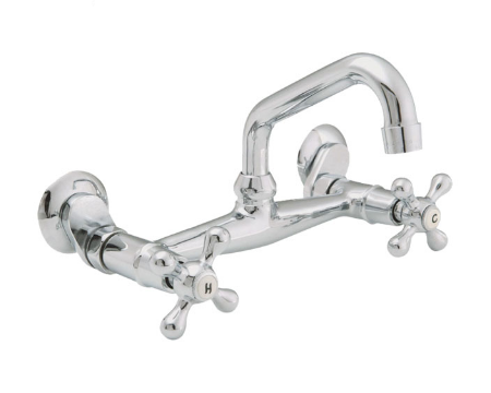 Main 3 - Faucet Banner Kitchen 2 Handle 8" Wallmount Sf-68  - San Antonio Retail