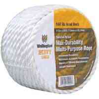 Main 3 - Rope Nylon 1/2"X 50' White Twisted 11002  - San Antonio Retail