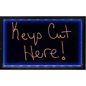 Main 1 - Sign, LED Message Board, 9-1/2x22-1/2, Multi-Colored Background, Plastic LED-MB1 - San Antonio Retail