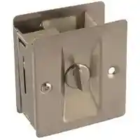 Main 1 - Pocket Door Latch, Privacy. Satin Nickel N326-272 - San Antonio Retail