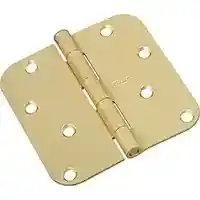 Main 1 - Hinges Butt Round       4" Brass 5/8" Radius N830-225  For Residential Doors - San Antonio Retail