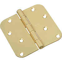 Main 1 - Hinges Butt Round*D*       3" Brass 5/8" Radius N830-226  For Residential Doors - San Antonio Retail