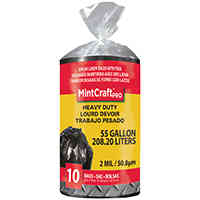 Main 2 - Trash Bags 55Gal 1.5M 10Cnt Drum LinerFG-03812-09/ Rpl108 - San Antonio Retail