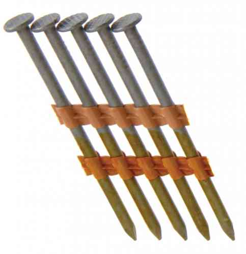 Main 1 - Air Nail Framing Round Head Ring Shank Hot Galvanized 3"x.120 21° GR408HGL 2M Box Plastic Strip - San Antonio Retail