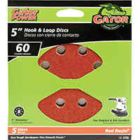 Main 2 - Sanding Discs 5Pk  60G  Hk/Lp 5"8Hl 3725 - San Antonio Retail