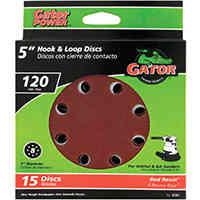 Main 2 - Sanding Discs 15Pk 120G Hk/Lp 5"8Hl 4141 - San Antonio Retail