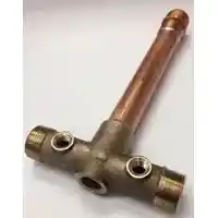 Main 1 - Tank Cross, 3/4"X1" Female X Male, 10" Tank Tee, Copper/Silicone Bronze 705SB - San Antonio Retail