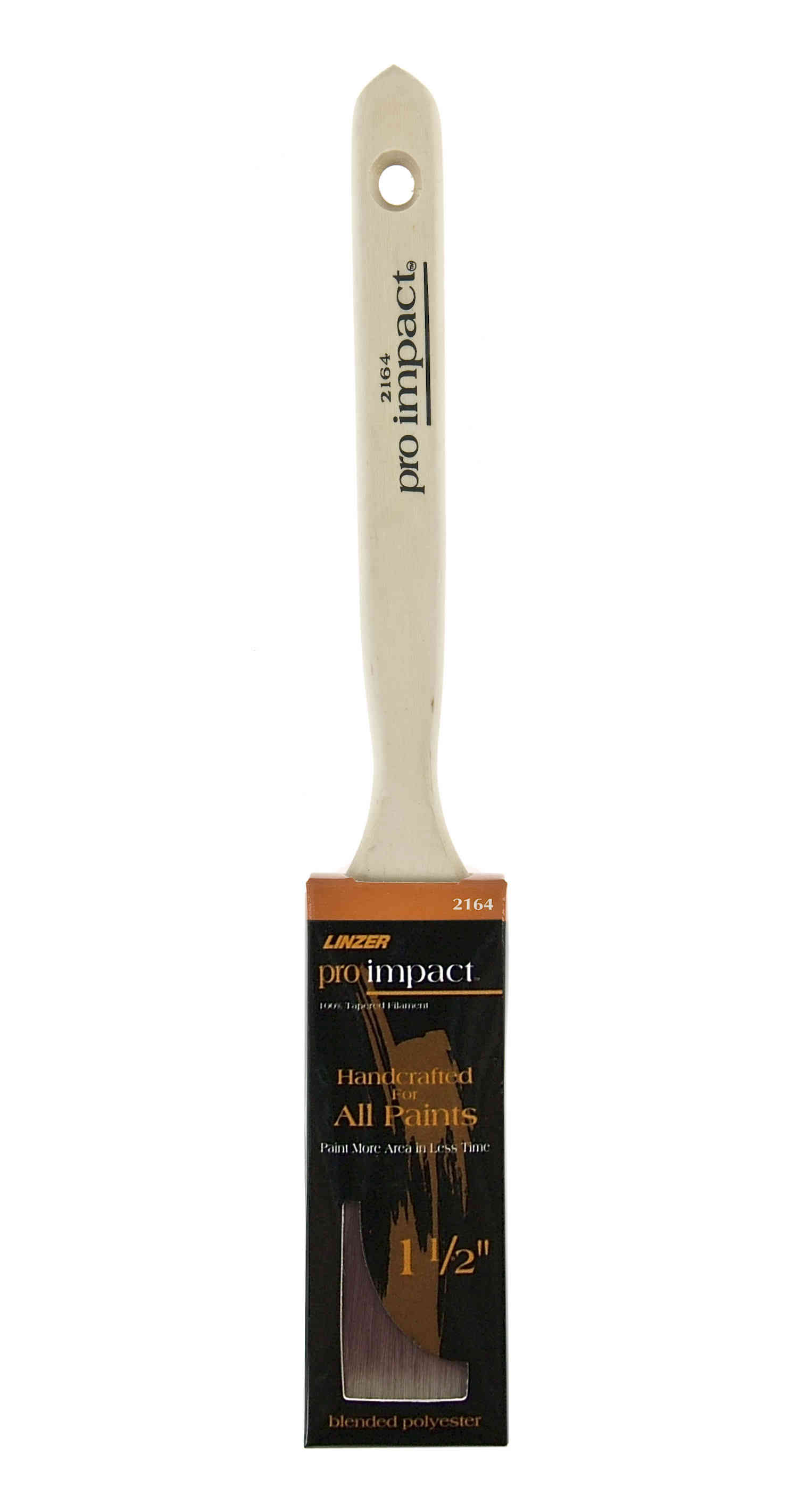 Main 2 - Paint Brush 2164 1-1/2 Pro Impact Poly Flat Sash - San Antonio Retail