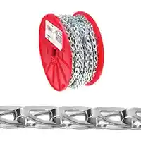 Main 1 - Chain Ft Sash #35 Bright Zinc 106Lb WLL 100' Spool (By-the-Foot) 072-3727 - San Antonio Retail