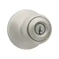 Main 1 - Lockset, Kwikset, Entry, Polo Knob, Satin Nickel 400P15CPK2 - San Antonio Retail