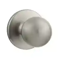 Main 1 - Lockset, Kwikset, Passage, Polo Knob, Satin Nickel, Hall & Closet 200P15CP - San Antonio Retail