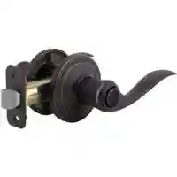 Main 1 - Lockset, Kwikset, Privacy, Tustin Lever, Venetian Bronze, Bed & Bath 730TNL11PCP - San Antonio Retail
