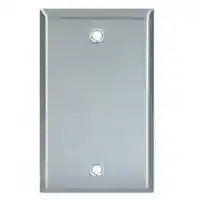 Main 1 - Wall Plate Metal 1Gang Blank 93151-Boxss - San Antonio Retail
