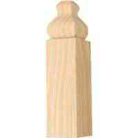 Main 2 - Decorative Moulding Outside Base Corner Block 6-1/2"X1-1/8"X1-1/8" OBTB52 - San Antonio Retail