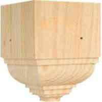 Main 2 - Decorative Moulding Outside Corner Crown Trim Block 6-3/4" OCTB52 - San Antonio Retail
