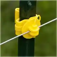 Main 1 - Electric Fence T-Post Pin Lock Insulator Yellow ITPLY-FS  - San Antonio Retail