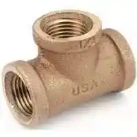 Main 1 - Brass Tee 1/4" Fpt 738101-04 - San Antonio Retail