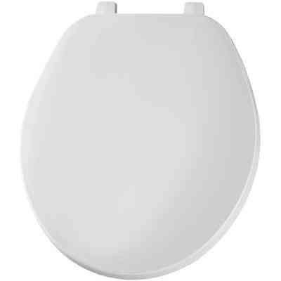 Main 1 - Toilet Seat White Round 92B-000 Plastic 70-000 - San Antonio Retail