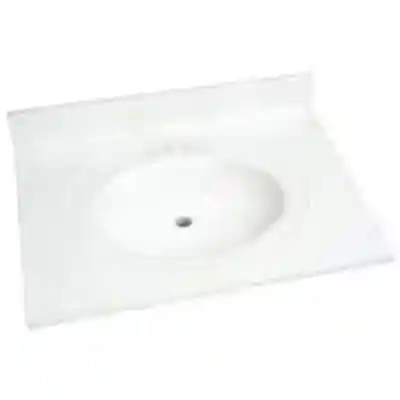Vanity Top Marble 31X22 Solid White WS-2231 - San Antonio Retail