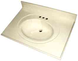 Main 2 - Vanity Top Marble 31X22 Solid White WS-2231 - San Antonio Retail