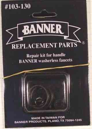 Main 1 - Banner Repair Kit 103-130 F/2 Handle Washerless Faucets - San Antonio Retail