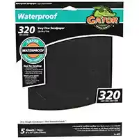 Main 1 - Sandpaper  5Pk-9X11 Waterproof 320G 4473 - San Antonio Retail