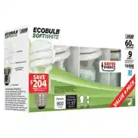 Main 1 - Bulb CFL 60-Watt Soft White Mini Spiral 4 Pack Feit ESL13T/4 - San Antonio Retail