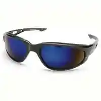 Main 1 - Safety Glasses Dakura Blue Mirror Lens Black Frame Sw118    - San Antonio Retail
